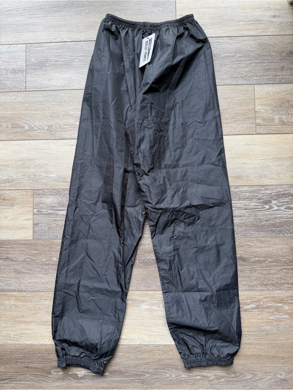 Bullet Pointe Reversible Ballet Warm Up Pants XS Black Gray NWT